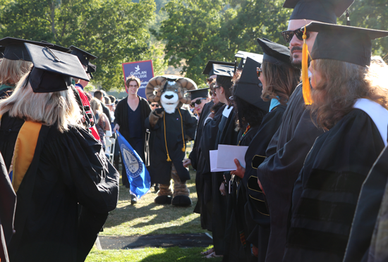 Graduation procession