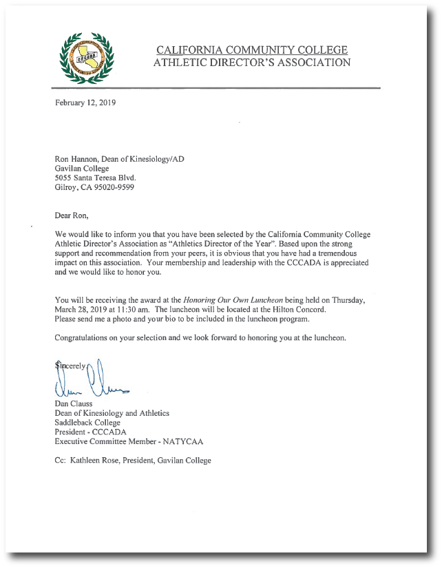 CCCADA letter