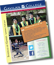 2011 Fall Class Schedule Cover