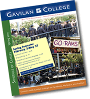 2011 Spring Class Schedule Cover