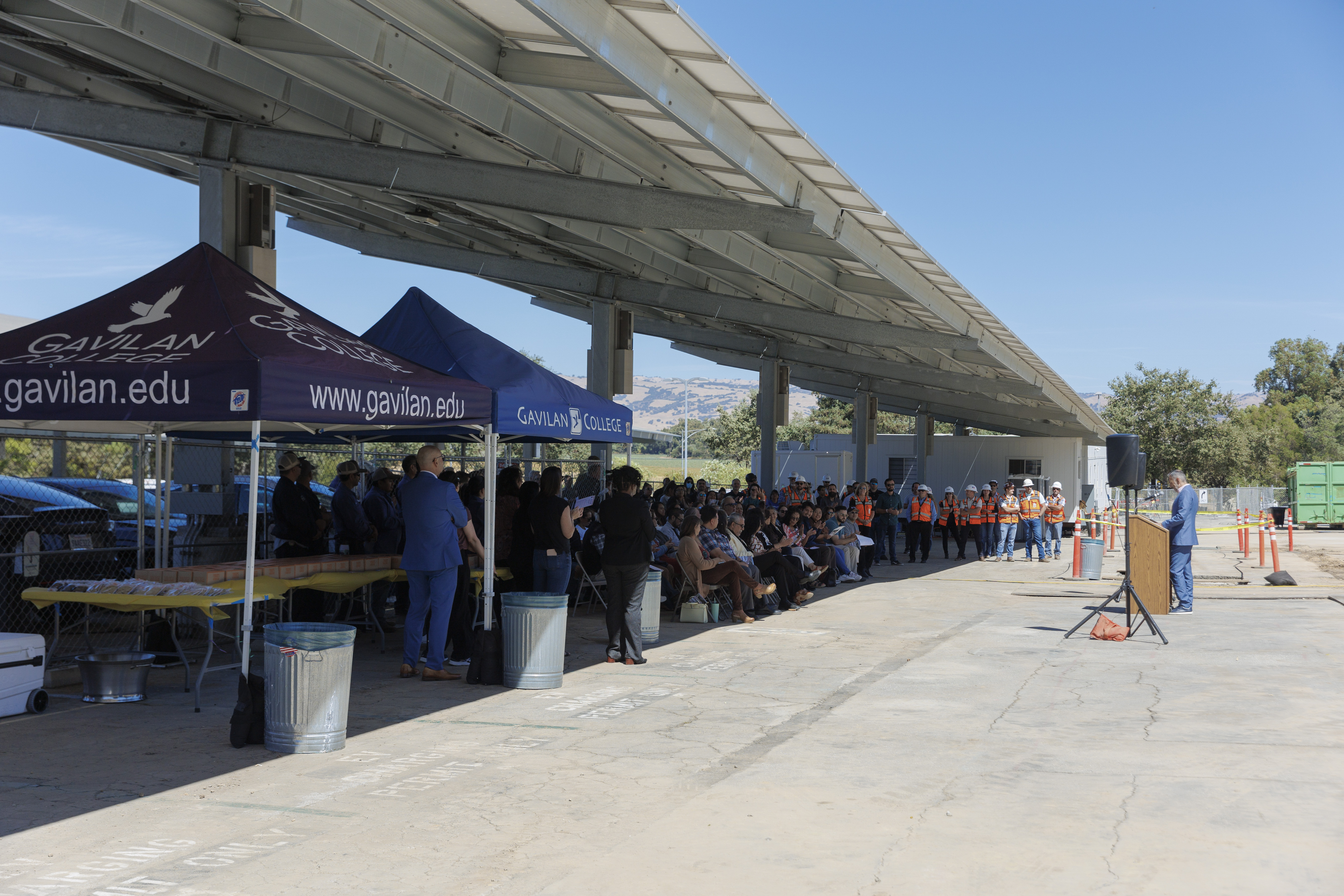 Large group of people that attended the ground breaking